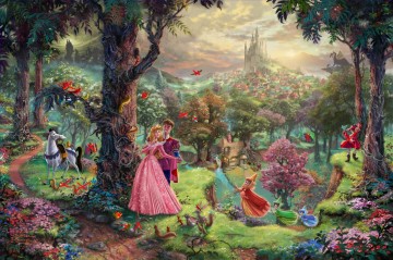 Thomas Kinkade Painting - Disney sueños Thomas Kinkade